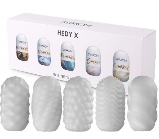 Набор из 5 мастурбаторов Hedy X5 Mixed - Svakom - в Рыбинске купить с доставкой