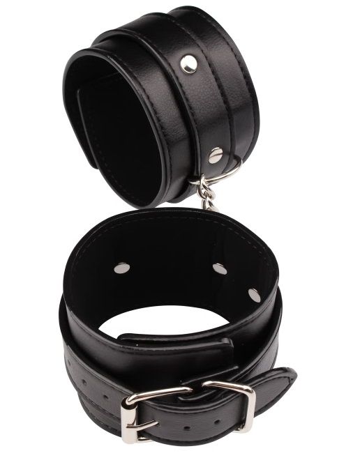 Черные оковы Classic Ankle Cuffs - Chisa - купить с доставкой в Рыбинске