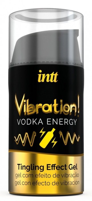 Жидкий интимный гель с эффектом вибрации Vibration! Vodka Energy - 15 мл. - INTT - купить с доставкой в Рыбинске