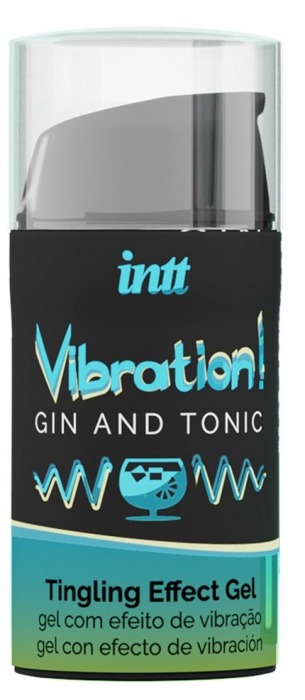 Жидкий интимный гель с эффектом вибрации Vibration! Gin   Tonic - 15 мл. - INTT - купить с доставкой в Рыбинске