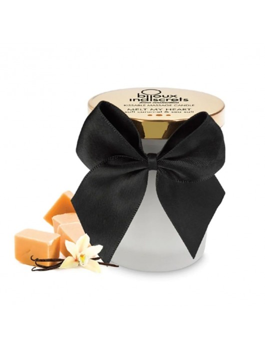 Массажная свеча Melt My Heart с ароматом карамели - 70 мл. - Bijoux Indiscrets - купить с доставкой в Рыбинске