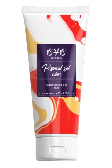 Анальная смазка на водной основе OYO Personal Gel Aloe - 50 мл. - OYO - купить с доставкой в Рыбинске