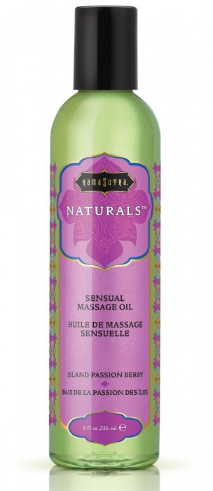 Массажное масло Naturals Island Passion Berry с ароматом тропических фруктов - 236 мл. - Kama Sutra - купить с доставкой в Рыбинске