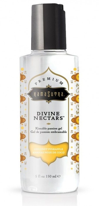 Гель-лубрикант на водной основе Divine Nectars Vanilla с ароматом ванили - 150 мл. - Kama Sutra - купить с доставкой в Рыбинске