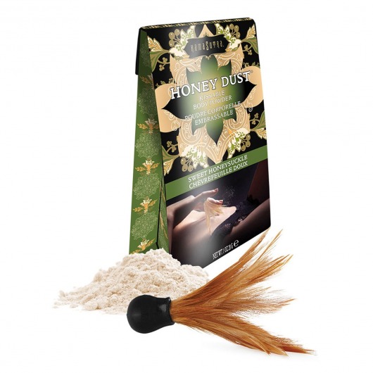 Пудра для тела Honey Dust Body Powder с ароматом жимолости - 28 гр. - Kama Sutra - купить с доставкой в Рыбинске