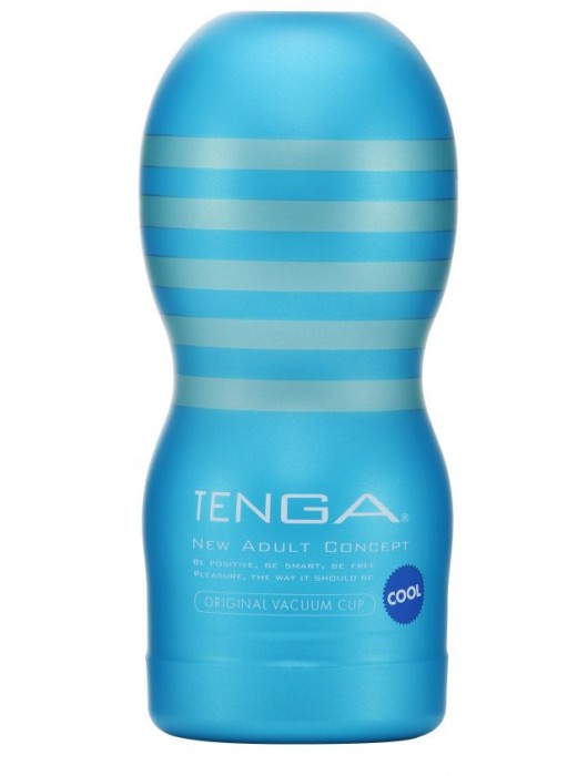 Мастурбатор с охлаждающей смазкой TENGA Original Vacuum Cup Cool - Tenga - в Рыбинске купить с доставкой