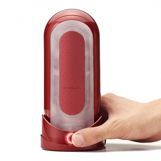 Красный мастурбатор Flip Zero Red   Warmer с подогревом - Tenga - в Рыбинске купить с доставкой