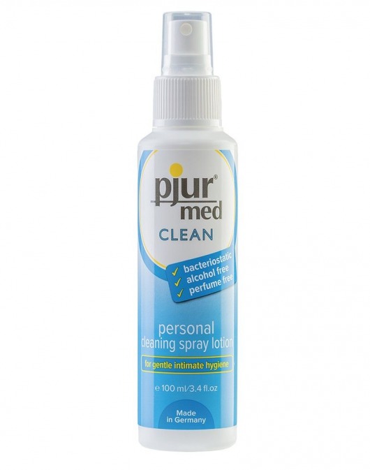 Гигиенический спрей pjur MED Clean Spray - 100 мл. - Pjur - купить с доставкой в Рыбинске