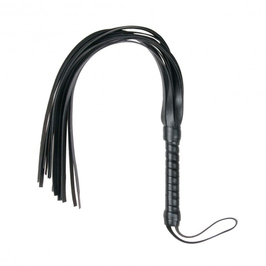 Черный флоггер Flogger Whip - 46 см. - Easy toys - купить с доставкой в Рыбинске