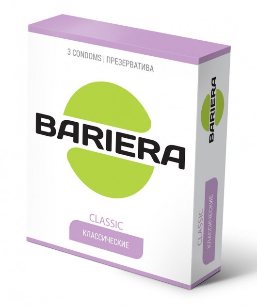 Классические презервативы Bariera Classic - 3 шт. - Bariera - купить с доставкой в Рыбинске