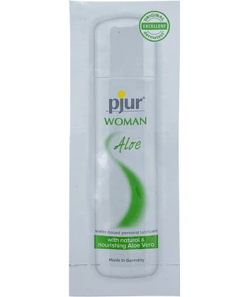 Лубрикант на водной основе pjur WOMAN Aloe - 2 мл. - Pjur - купить с доставкой в Рыбинске