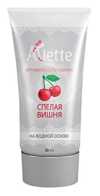 Интимная гель-смазка на водной основе Arlette  Спелая вишня  - 50 мл. - Arlette - купить с доставкой в Рыбинске