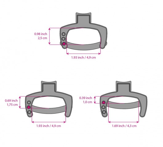 Кольцо с зажимом для мошонки для пояса верности Pubic Enemy - MyStim - купить с доставкой в Рыбинске
