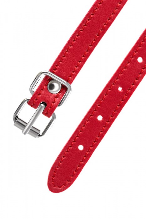 Красная маска Anonymo из искусственной кожи - ToyFa - купить с доставкой в Рыбинске