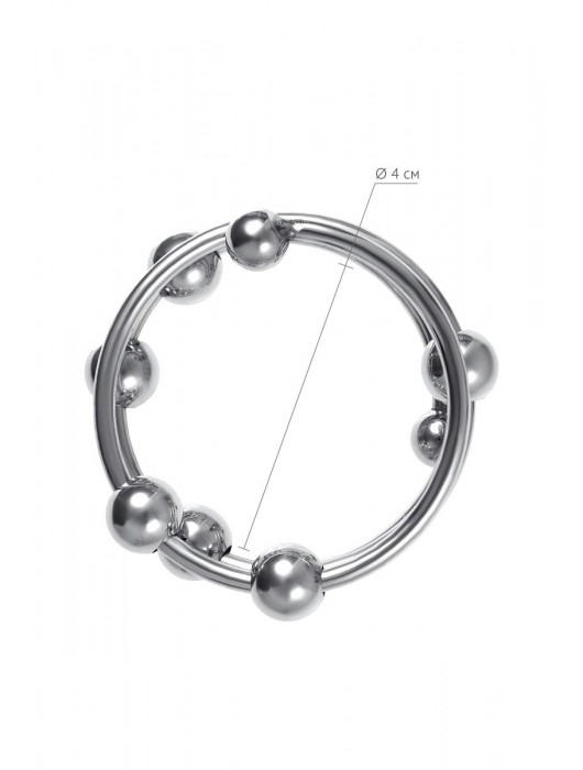 Большое металлическое кольцо под головку пениса - ToyFa - купить с доставкой в Рыбинске