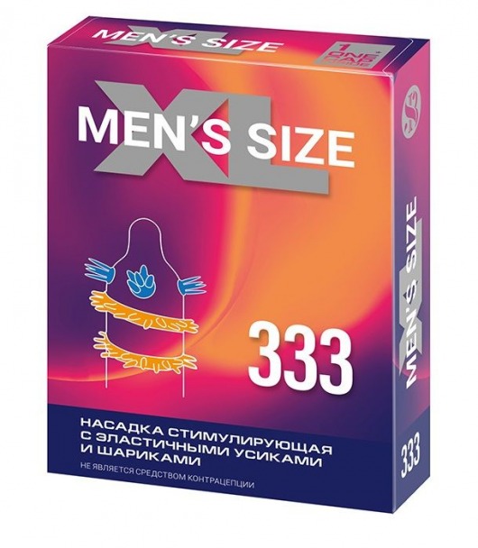 Стимулирующая насадка на пенис MEN SIZE 333 - Sitabella - в Рыбинске купить с доставкой