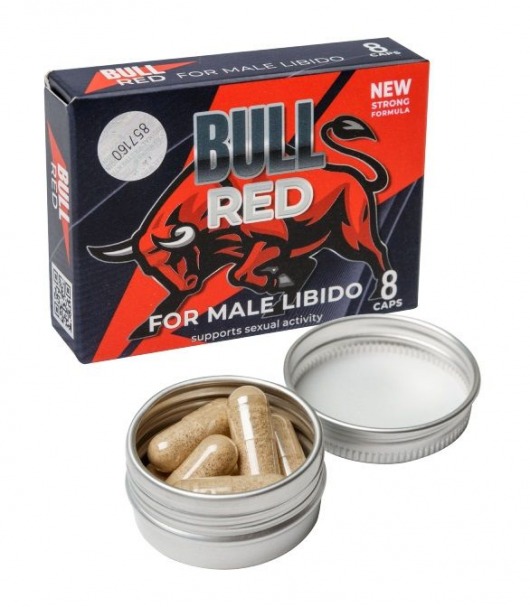 Пищевой концентрат для мужчин BULL RED - 8 капсул - Sitabella - купить с доставкой в Рыбинске