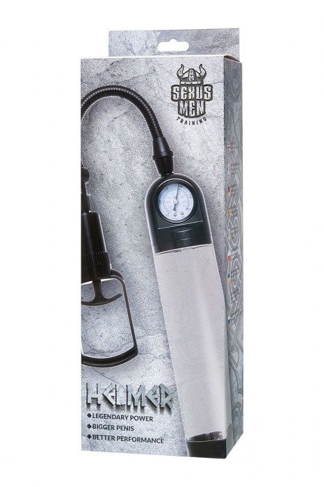 Прозрачная механическая помпа Helmer с манометром - Sexus - в Рыбинске купить с доставкой