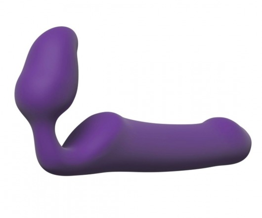 Фиолетовый безремневой страпон Queens L - Adrien Lastic - купить с доставкой в Рыбинске