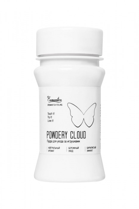 Пудра для ухода за игрушками Powdery Cloud с нейтральным ароматом - 40 гр. - Eromantica - купить с доставкой в Рыбинске