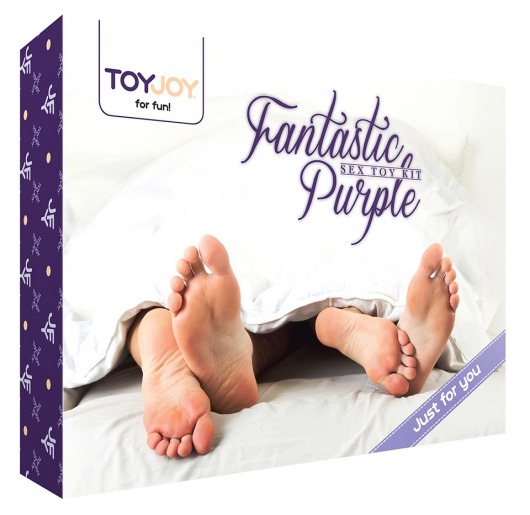 Эротический набор FANTASTIC PURPLE SEX TOY KIT - Toy Joy - купить с доставкой в Рыбинске