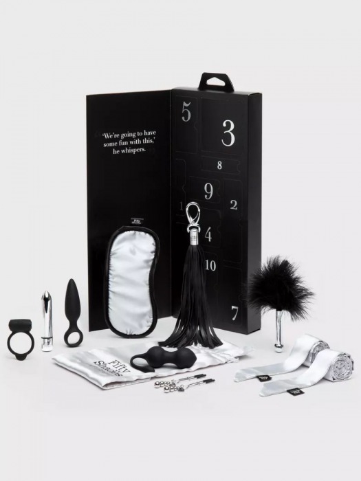 Эротический набор Pleasure Overload 10 Days of Play Gift Set - Fifty Shades of Grey - купить с доставкой в Рыбинске