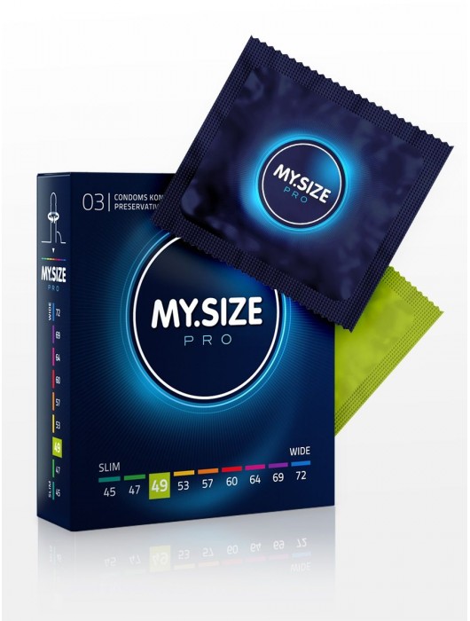 Презервативы MY.SIZE размер 49 - 3 шт. - My.Size - купить с доставкой в Рыбинске