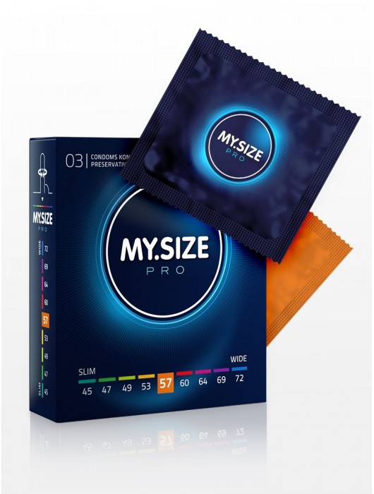 Презервативы MY.SIZE размер 57 - 3 шт. - My.Size - купить с доставкой в Рыбинске