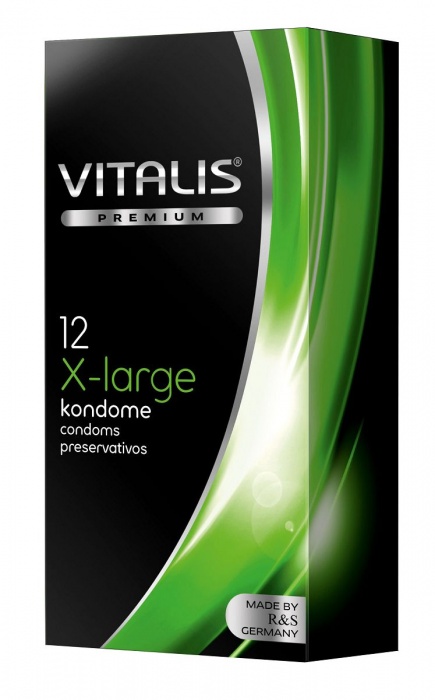 Презервативы увеличенного размера VITALIS PREMIUM x-large - 12 шт. - Vitalis - купить с доставкой в Рыбинске