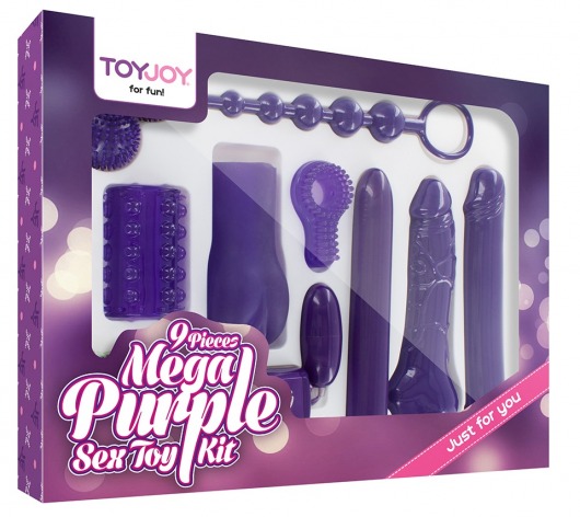 Эротический набор Toy Joy Mega Purple - Toy Joy - купить с доставкой в Рыбинске