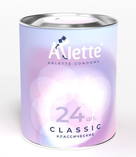 Классические презервативы Arlette Classic - 24 шт. - Arlette - купить с доставкой в Рыбинске