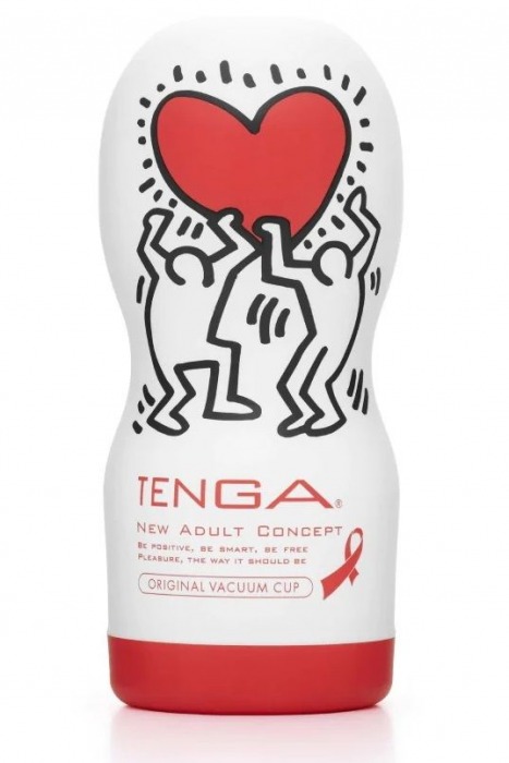 Мастурбатор Keith Haring Cup Deep Throat - Tenga - в Рыбинске купить с доставкой