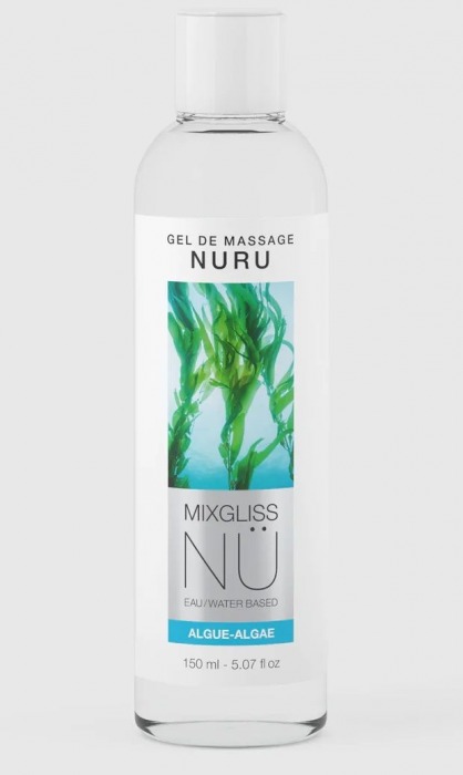 Массажный гель на водной основе Mixgliss NU Algae - 150 мл. - Strap-on-me - купить с доставкой в Рыбинске