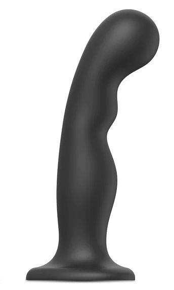 Черная насадка Strap-On-Me Dildo Plug P G size XXL - Strap-on-me - купить с доставкой в Рыбинске