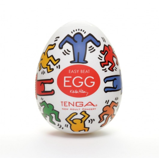 Мастурбатор-яйцо Keith Haring EGG DANCE - Tenga - в Рыбинске купить с доставкой