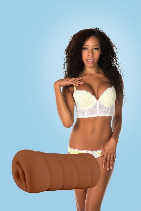 Коричневый мастурбатор-вагина BRIANNA - Dream Toys - в Рыбинске купить с доставкой