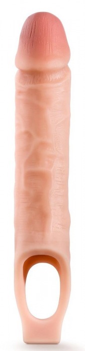 Телесная насадка на пенис 10 Inch Cock Sheath Extender - 25 см. - Blush Novelties - в Рыбинске купить с доставкой