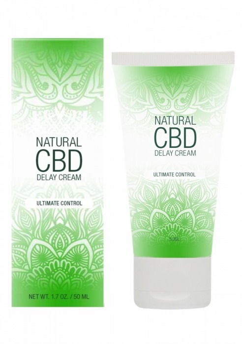 Крем-пролонгатор Natural CBD Delay Cream - 50 мл. - Shots Media BV - купить с доставкой в Рыбинске