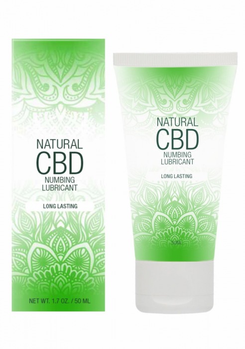 Лубрикант с пролонгирующим эффектом Natural CBD Numbing Lubricant - 50 мл. - Shots Media BV - купить с доставкой в Рыбинске