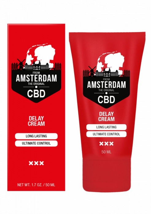 Крем-пролонгатор CBD from Amsterdam Delay Cream - 50 мл. - Shots Media BV - купить с доставкой в Рыбинске