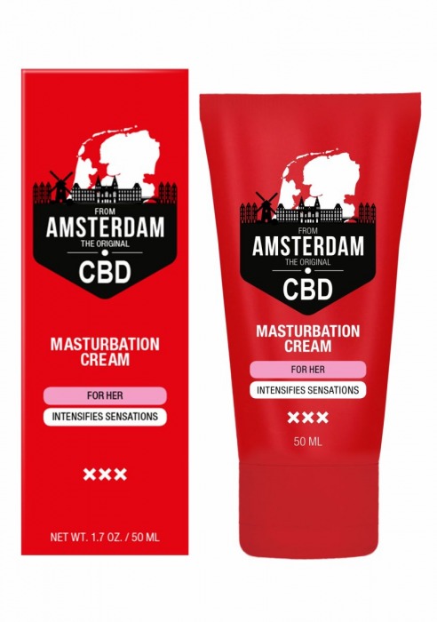 Крем для мастурбации для женщин CBD from Amsterdam Masturbation Cream For Her - 50 мл. - Shots Media BV - купить с доставкой в Рыбинске