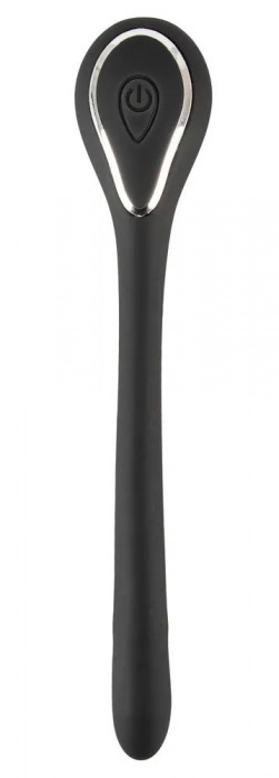 Черный гибкий уретральный стимулятор с вибрацией Vibrating Bendable Dilator - 13,5 см. - Orion - купить с доставкой в Рыбинске