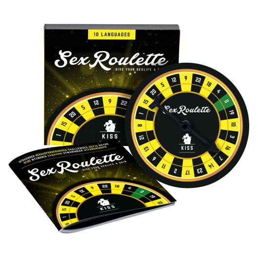 Настольная игра-рулетка Sex Roulette Kiss - Tease&Please - купить с доставкой в Рыбинске