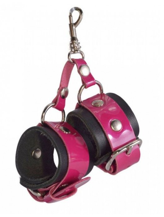 Розово-черный брелок  Наручники - Sitabella - купить с доставкой в Рыбинске