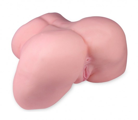 Реалистичный мастурбатор-полуторс с 2 рабочими отверстиями - S-HANDE - в Рыбинске купить с доставкой