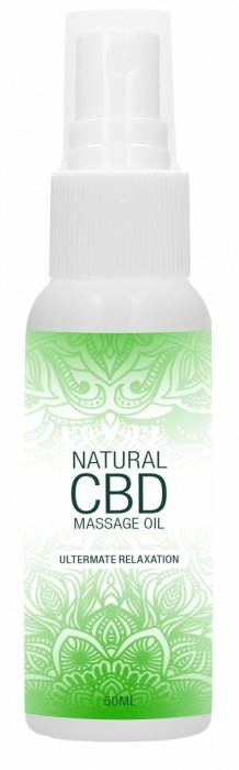 Массажное масло Natural CBD Massage Oil - 50 мл. - Shots Media BV - купить с доставкой в Рыбинске