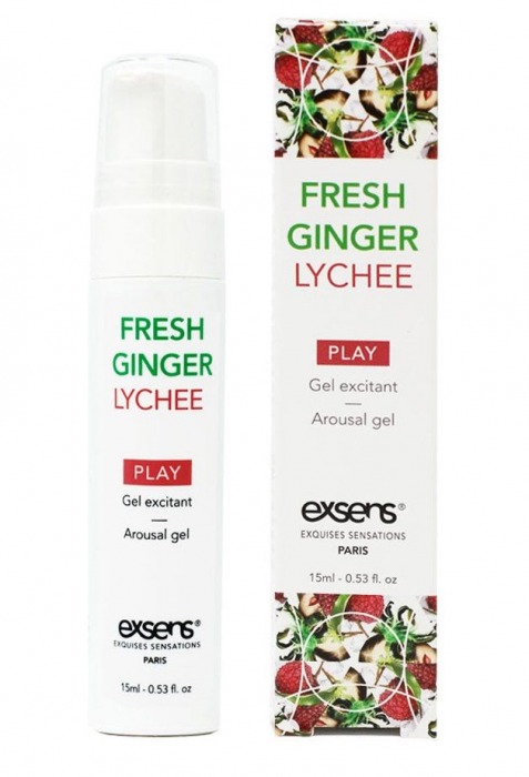 Возбуждающий гель Fresh Ginger Lychee Arousal Gel - 15 мл. - Exsens - купить с доставкой в Рыбинске