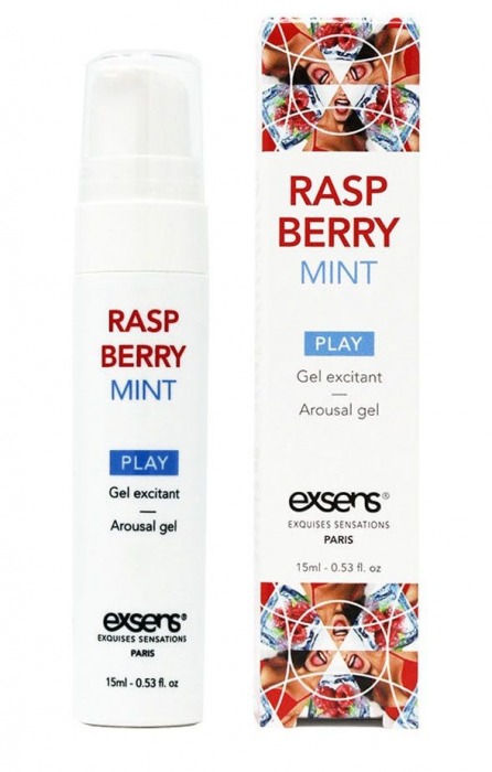 Возбуждающий гель Raspberry Mint с ароматом малины и мяты - 15 мл. - Exsens - купить с доставкой в Рыбинске