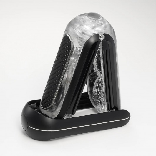 Черный мастурбатор Tenga Flip Zero Gravity с вибрацией - Tenga - в Рыбинске купить с доставкой