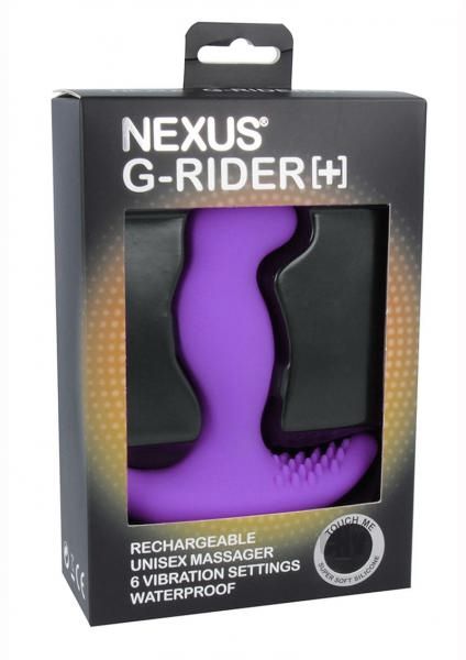 Фиолетовый вибромассажер простаты Nexus G-Rider+ - 12,6 см. - Nexus Range - в Рыбинске купить с доставкой